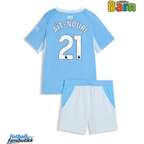 Manchester City Rayan Ait-Nouri #21 Hjemmedraktsett Barn 2026-27 Kortermet (+ Korte bukser)